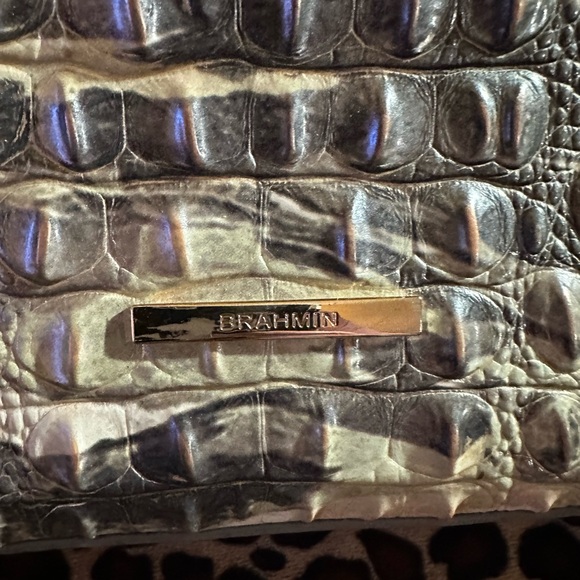 NWT Brahmin Misha Muse Camouflage Leather Tote.100% Authentic - Picture 7 of 8